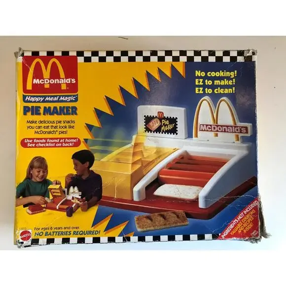 1993 Vintage McDonald's Mattel Lot; Fry, Pie, Nugget, Fountain, Hamburger. - Picture 2 of 15